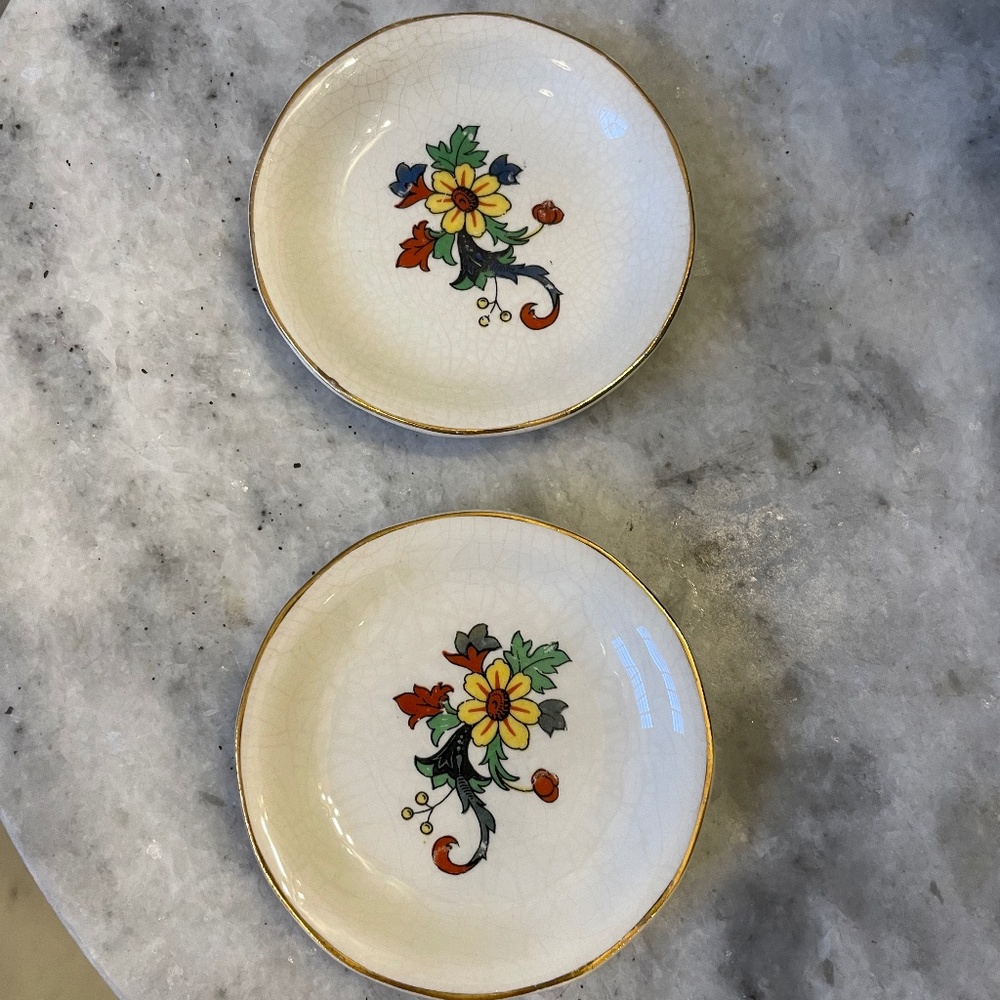 Vintage Kids Tea Set Saucers